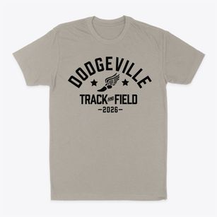 Dodgeville Elementary School Track and Field Classic Dad T-Shirt