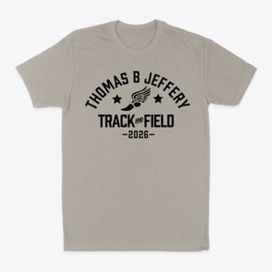 Thomas B Jeffery Elementary School Track and Field Classic Dad T-Shirt