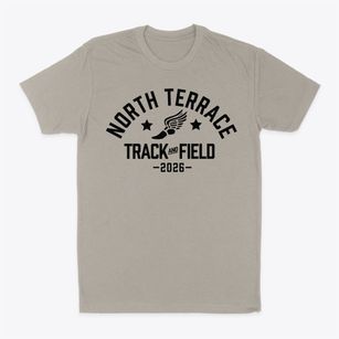 North Terrace Elementary School Track and Field Classic Dad T-Shirt