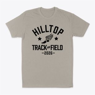 Hilltop High School Track and Field Classic Dad T-Shirt
