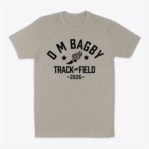 D M Bagby Elementary School Track and Field Classic Dad T-Shirt