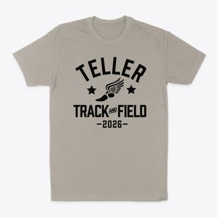 Teller Elementary School Track and Field Classic Dad T-Shirt