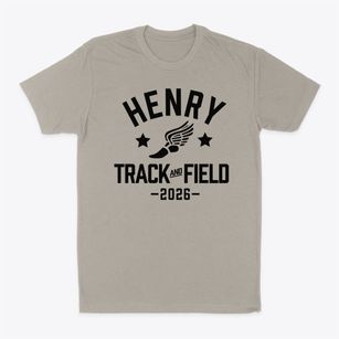Henry Middle School Track and Field Classic Dad T-Shirt