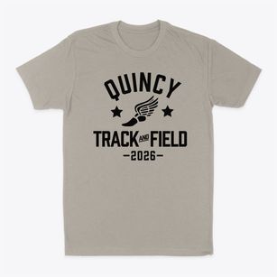 Quincy High School Track and Field Classic Dad T-Shirt