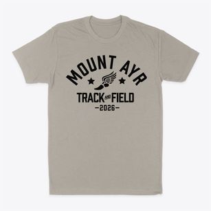Mount Ayr Elementary School Track and Field Classic Dad T-Shirt