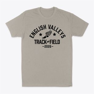 English Valleys Elementary School Track and Field Classic Dad T-Shirt