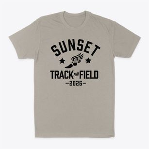 Sunset Elementary School Track and Field Classic Dad T-Shirt