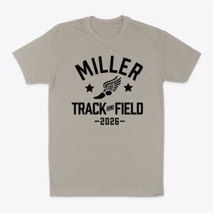 Miller School Track and Field Classic Dad T-Shirt