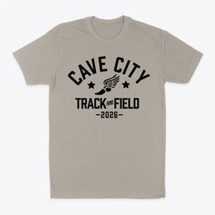 Cave City High School Track and Field Classic Dad T-Shirt