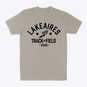 Lakeaires Elementary School Track and Field Classic Dad T-Shirt