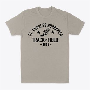 Saint Charles Borromeo School Track and Field Classic Dad T-Shirt