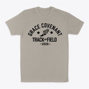 Grace Covenant Christian School Track and Field Classic Dad T-Shirt