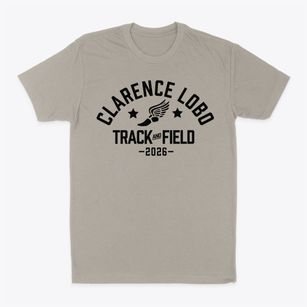 Clarence Lobo Elementary School Track and Field Classic Dad T-Shirt