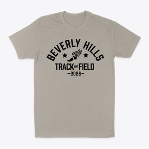 Beverly Hills Montessori School Track and Field Classic Dad T-Shirt