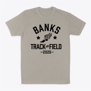 Banks Elementary School Track and Field Classic Dad T-Shirt
