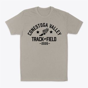 Conestoga Valley Middle School Track and Field Classic Dad T-Shirt