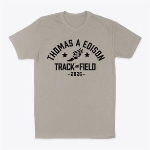 Thomas A Edison Middle Learning Center Track and Field Classic Dad T-Shirt