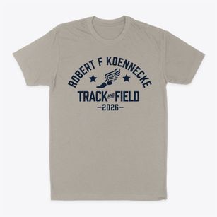 Robert F Koennecke Elementary School Track and Field Classic Dad T-Shirt