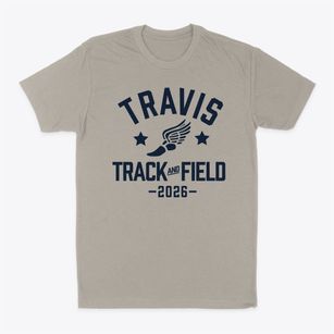 Travis Middle School Track and Field Classic Dad T-Shirt