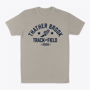 Thather Brook Primary School Track and Field Classic Dad T-Shirt