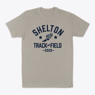 Shelton High School Track and Field Classic Dad T-Shirt