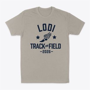 Lodi High School Track and Field Classic Dad T-Shirt
