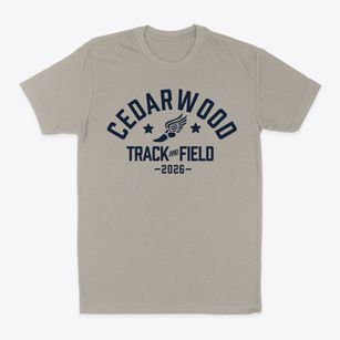 Cedarwood Christian Academy Track and Field Classic Dad T-Shirt