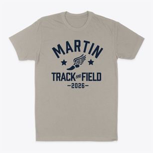 Martin Luther King Jr Elementary School Track and Field Classic Dad T-Shirt