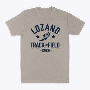 Lozano Bilingual & International Magnet School Track and Field Classic Dad T-Shirt