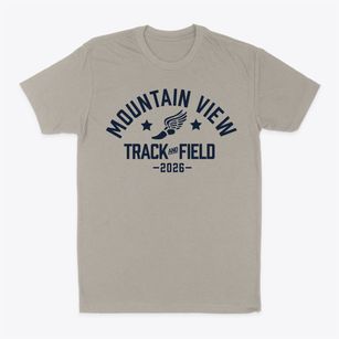 Mountain View High School Track and Field Classic Dad T-Shirt
