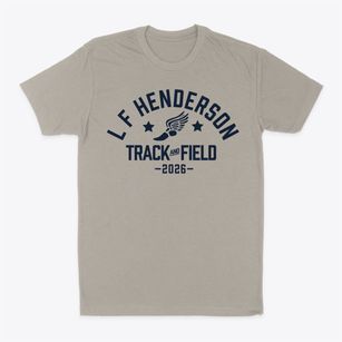 L F Henderson Intermediate School Track and Field Classic Dad T-Shirt