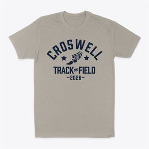 Croswell Elementary School Track and Field Classic Dad T-Shirt