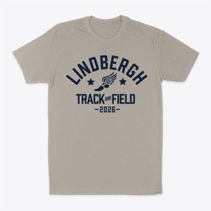 Lindbergh High School Track and Field Classic Dad T-Shirt