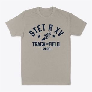 Stet R Xv School Track and Field Classic Dad T-Shirt