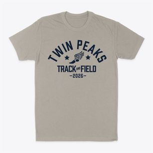 Twin Peaks Middle School Track and Field Classic Dad T-Shirt