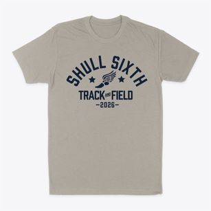 Shull Sixth Grade Center Track and Field Classic Dad T-Shirt