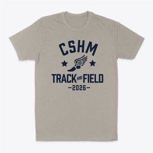 Cantwell Sacred Heart Of Mary Track and Field Classic Dad T-Shirt