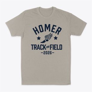 Homer Intermediate Junior High School Track and Field Classic Dad T-Shirt