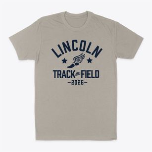 Lincoln Elementary School Track and Field Classic Dad T-Shirt