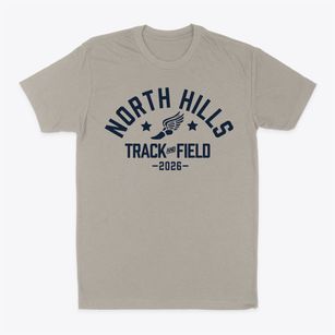 North Hills Traditional Academy Track and Field Classic Dad T-Shirt