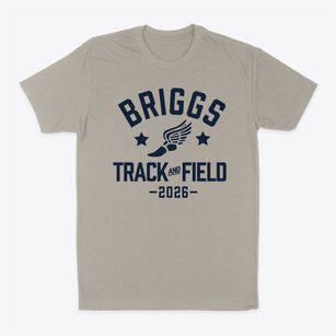 Briggs High School Track and Field Classic Dad T-Shirt