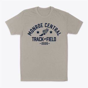 Monroe Central High School Track and Field Classic Dad T-Shirt