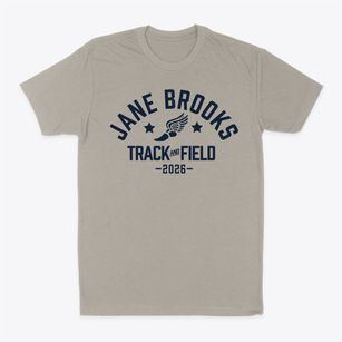 Jane Brooks School Track and Field Classic Dad T-Shirt
