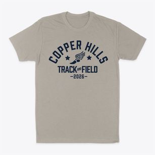 Copper Hills Elementary School Track and Field Classic Dad T-Shirt
