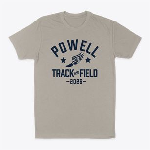 Powell Middle School Track and Field Classic Dad T-Shirt