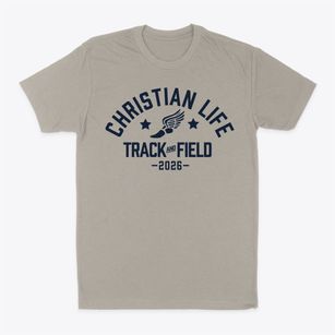 Christian Life Academy Track and Field Classic Dad T-Shirt