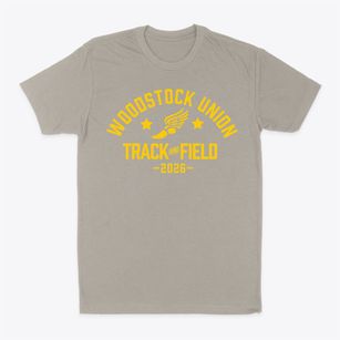 Woodstock Union High School Track and Field Classic Dad T-Shirt