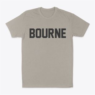 Bourne Massachusetts Classic Block Classic Dad T-Shirt