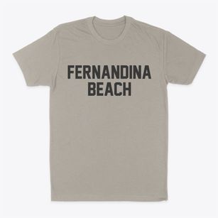 Fernandina Beach Florida Classic Block Classic Dad T-Shirt