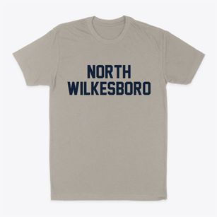 North Wilkesboro North Carolina Classic Block Classic Dad T-Shirt